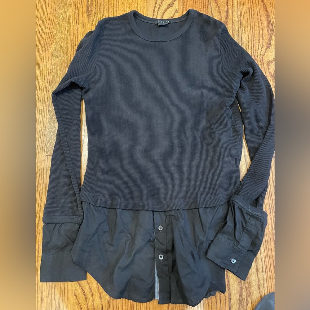 Theory black nice shirt